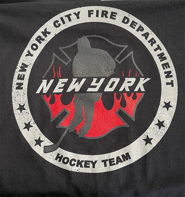 FDNY Hockey Flame Logo T-Shirt