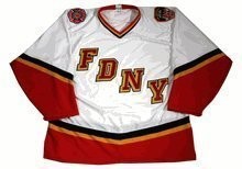 White FDNY Bravest Hockey Jersey - BUY NOW