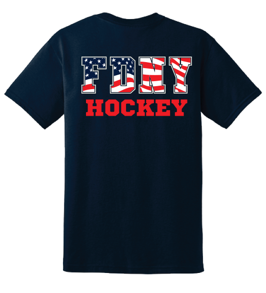 Navy Flag Tri Blend T-shirtYM