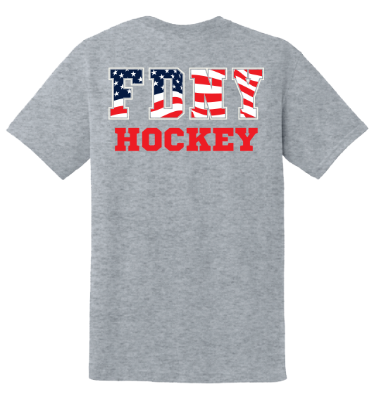 Heathered Grey Flag Tri Blend T-shirtYM