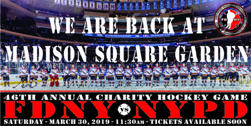 UBS Arena Hosts 48th Annual FDNY vs NYPD Hockey Game - Drive4Five