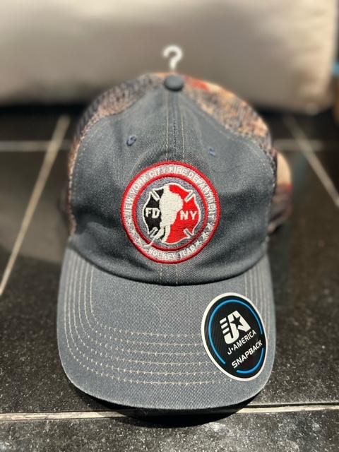 Blue/Red Style Flag Snap Back Hat