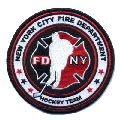 Official FDNY Hockey Team 4” Patch