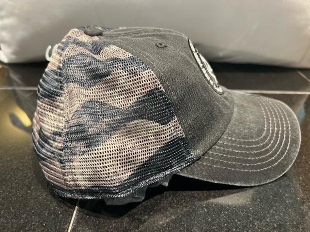 Gray Style Flag Snap Back Hat