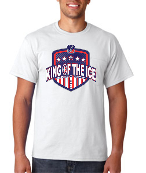 King of the Ice 2017 White Tri-blend T-shirt