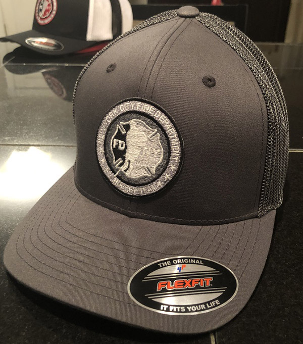 Hockey GRAY Flexfit Trucker hat