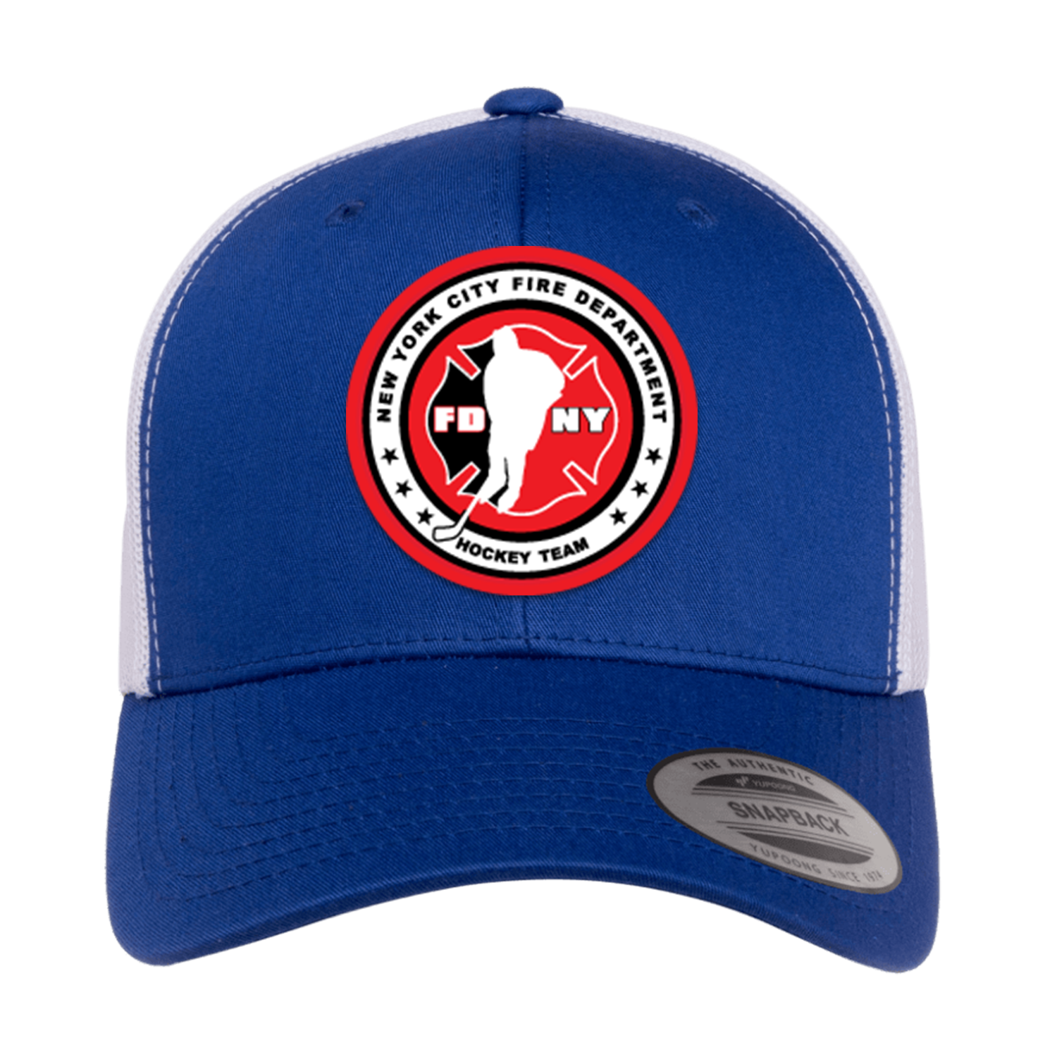 Blue PVC Patch Hat