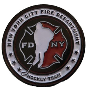 Official FDNY Hockey Team 1” Golf Ball Marker