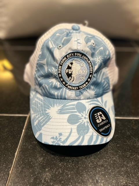 Luau Snap Back Hat - Light Blue