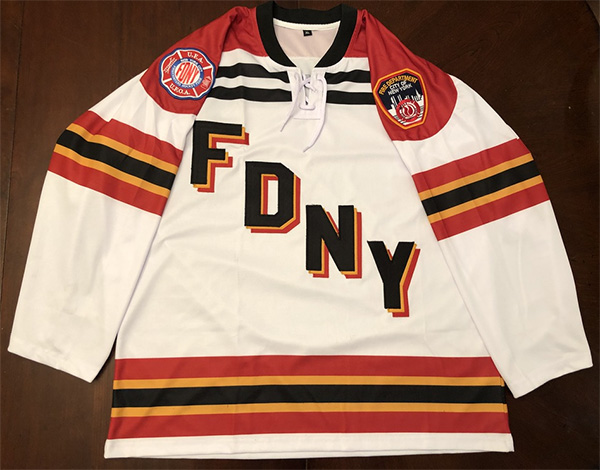 Official FDNY Hockey Tackle Twill Jersey